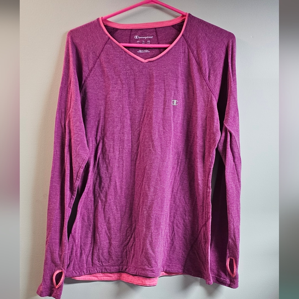 Pink Champion Long sleeve shirt